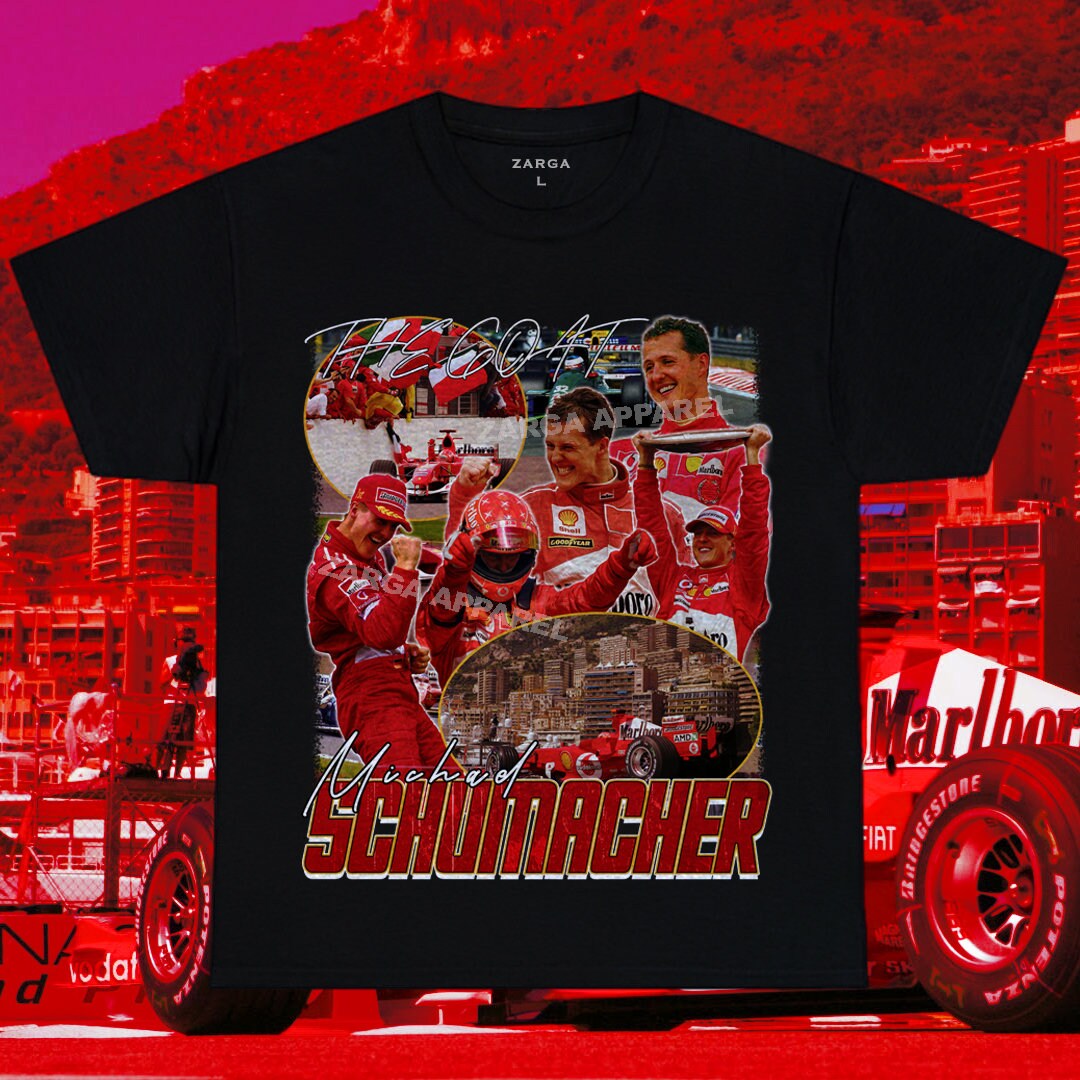 Michael Schumacher Logo T-Shirt - Schumi Racing Legend Design Für Echte Fans