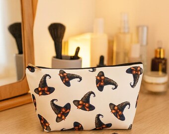 Witchy Chic Makeup Bag Fun and Functional Zipper Pouch for Daily Essentials