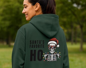 Santa's Favorite Ho Hoodie - Funny Christmas Unisex Sweatshirt