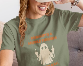 Halloween Leg Day Graphic Tee Sarcastic & Stylish Gym Apparel