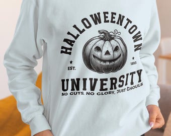 Halloween Town University Graphic Sweatshirt Stylish Halloween Apparel