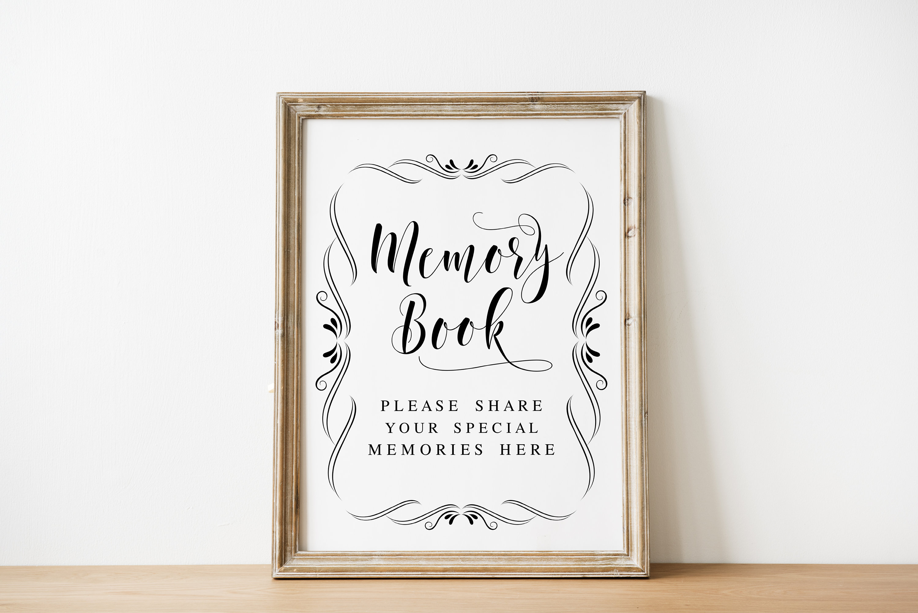 Memory Book Sign, Share Your Memories, Memorial Signs, Funeral Signs