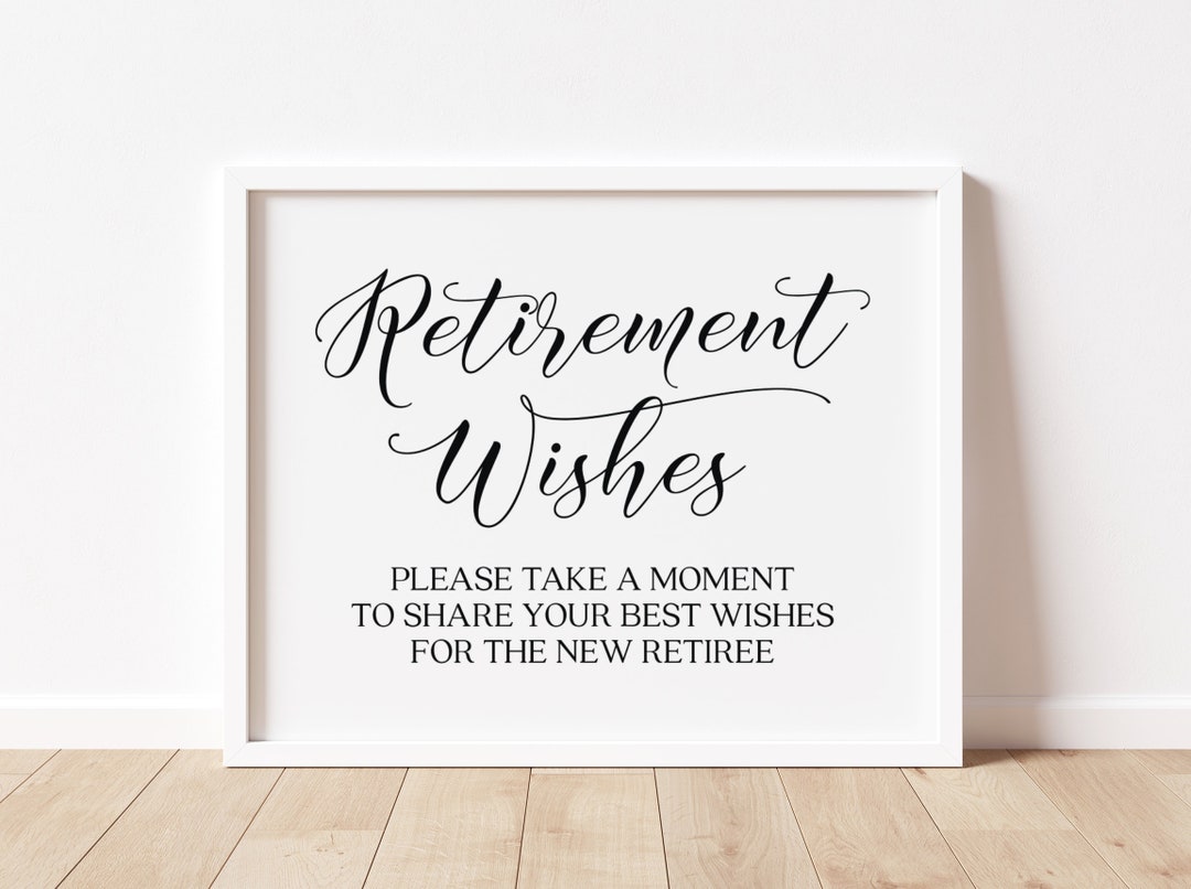 Retirement Wishes, Share Your Best Wishes for the New Retiree ...