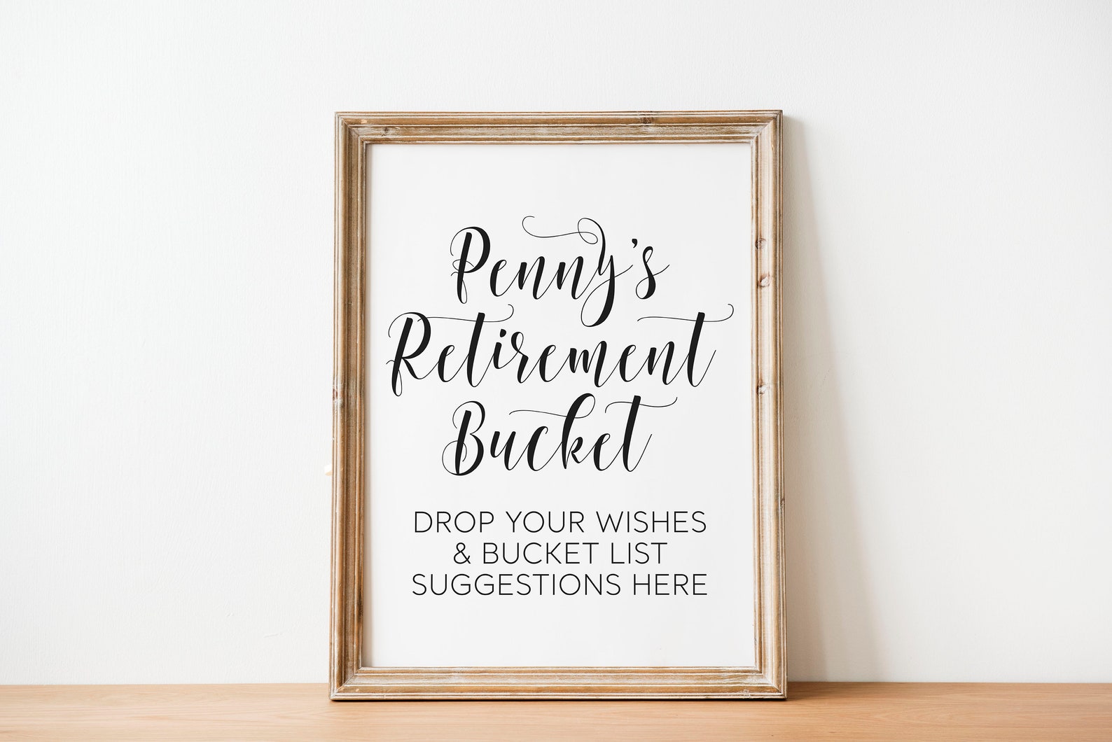 Retirement Bucket Sign, Retirement Signs, Drop Your Wishes, Retirement Printables, Retirement ...