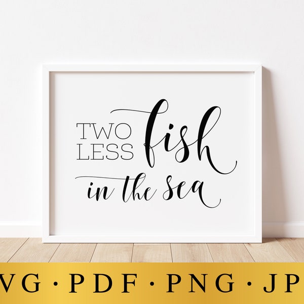 Two Less Fish - Etsy