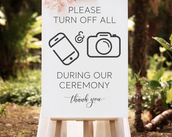 Unplugged Ceremony Sign, Wedding Decor SVG (Digital Download)