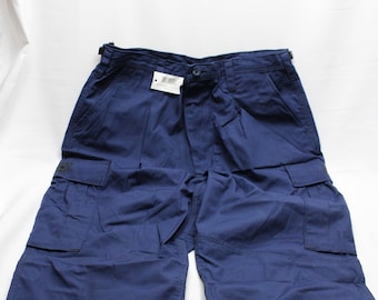 New Coast Guard ODU Trousers L XL (Large Extra Long) Navy Blue BDU Pants