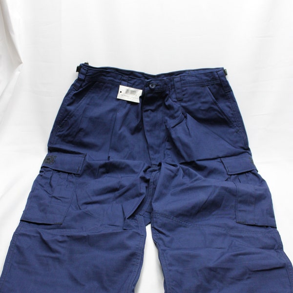 New Coast Guard ODU Trousers L XL (Large Extra Long) Navy Blue BDU Pants