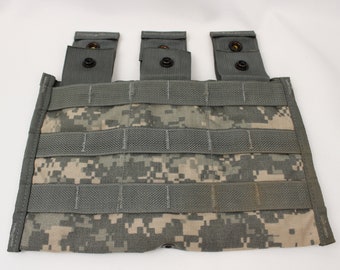 Bolsa de revista triple MOLLE de edición militar