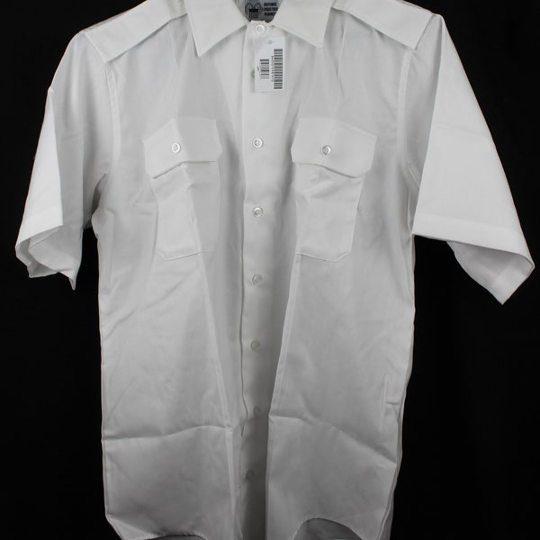 Army Service Uniform ASU Men's Short Sleeve Shirt Size 17.5 C Men's Dress Shirt