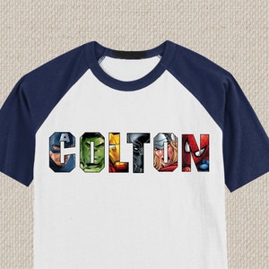 Avengers Birthday Shirt, Avengers Shirt, Avengers Tshirt, Avengers Tee, Spiderman, Iron Man, Captain America, Hulk, Thor, Spiderman Shirt.