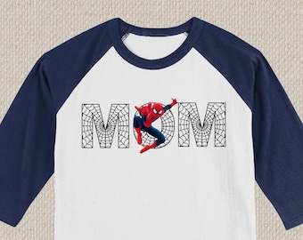 Spiderman Mom Shirt. Avengers Tshirt. Baby, Toddler, Youth and Adult Sizes. #1246