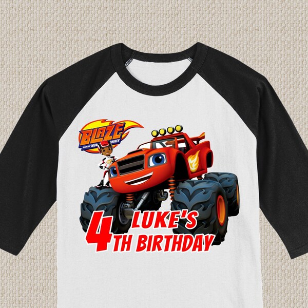 Blaze Birthday Shirt - Etsy