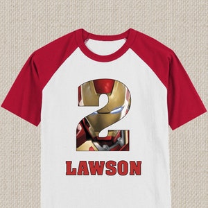 Iron Man Birthday Shirt, Iron Man  Shirt, Iron Man Tshirt, Iron Man Tee, Avengers Birthday Shirt, Avengers Shirt, Spiderman Birthday Shirt.