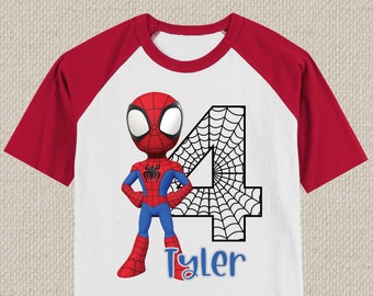 Spidey Birthday Shirt. Spidey Shirt, Spidey Tshirt, Spidey Tee, Spiderman Birthday Shirt. Spiderman Shirt, Spiderman Tshirt, Spiderman Tee.