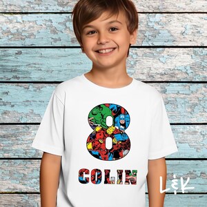 Retro Avengers Birthday Shirt, Vintage Avengers Birthday Shirt, Avengers Birthday Shirt, Avengers shirt, Spiderman, Hulk, Captain America.