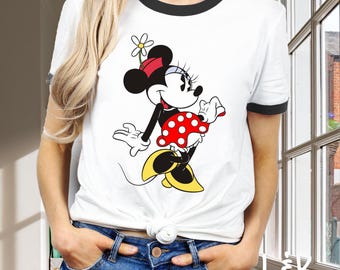 Minnie Mouse Shirt Tshirt. Unisex Sizes. Vintage Retro Style Graphic. #1305