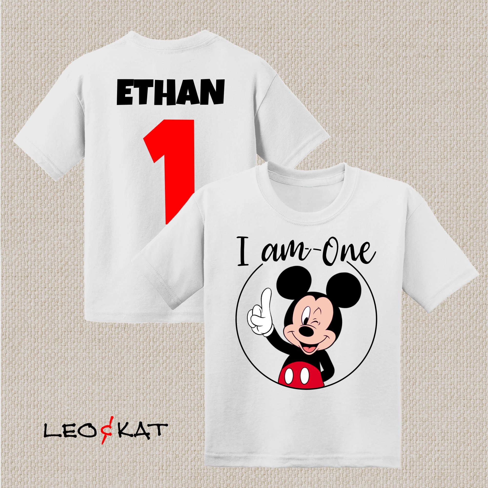 Mickey mouse i clearance am 1 t shirt