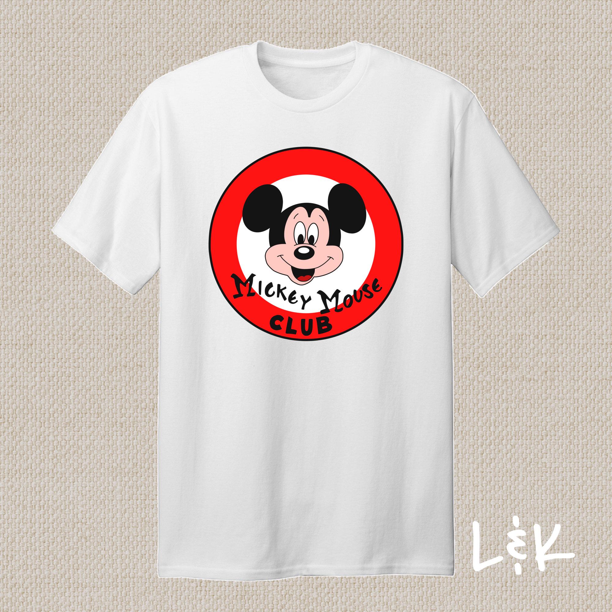 Mouseketeer Shirt. Mickey Mouse Club Tshirt. Unisex Sizes. Vintage