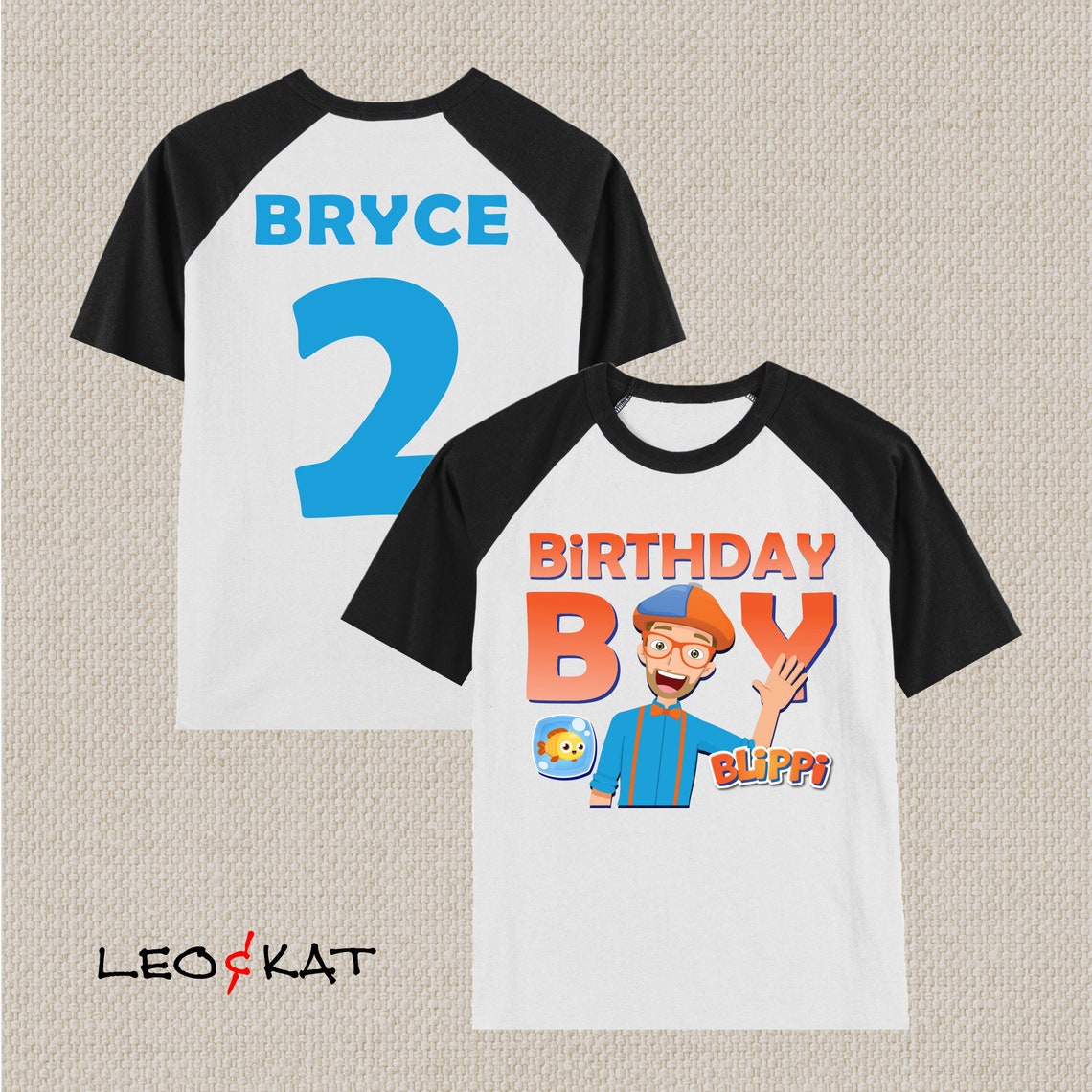 Blippi Birthday Boy Shirt. Tshirts and Short Sleeve Raglans. Etsy