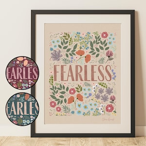 tswift subtle lyric art print || &quot;fearless&quot; quote