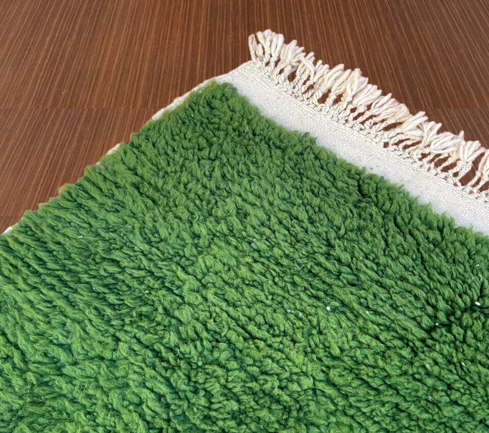 Solid Green Runner Green Area Rug Runner Green Etsy