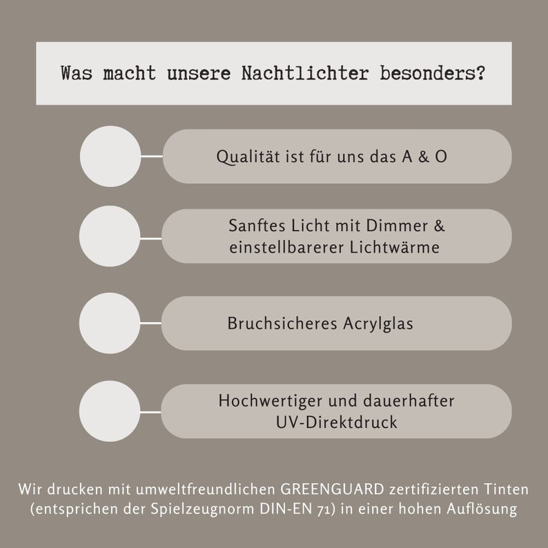 Taufgeschenk-Nachtlicht personalisiert Regenbogen Rosa / Geschenke zur Taufe / Nachtlicht für Kinder / Geschenk Taufe Patenkind / NL035 Bild 2