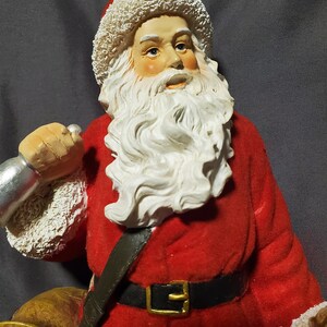 Santa with little girl