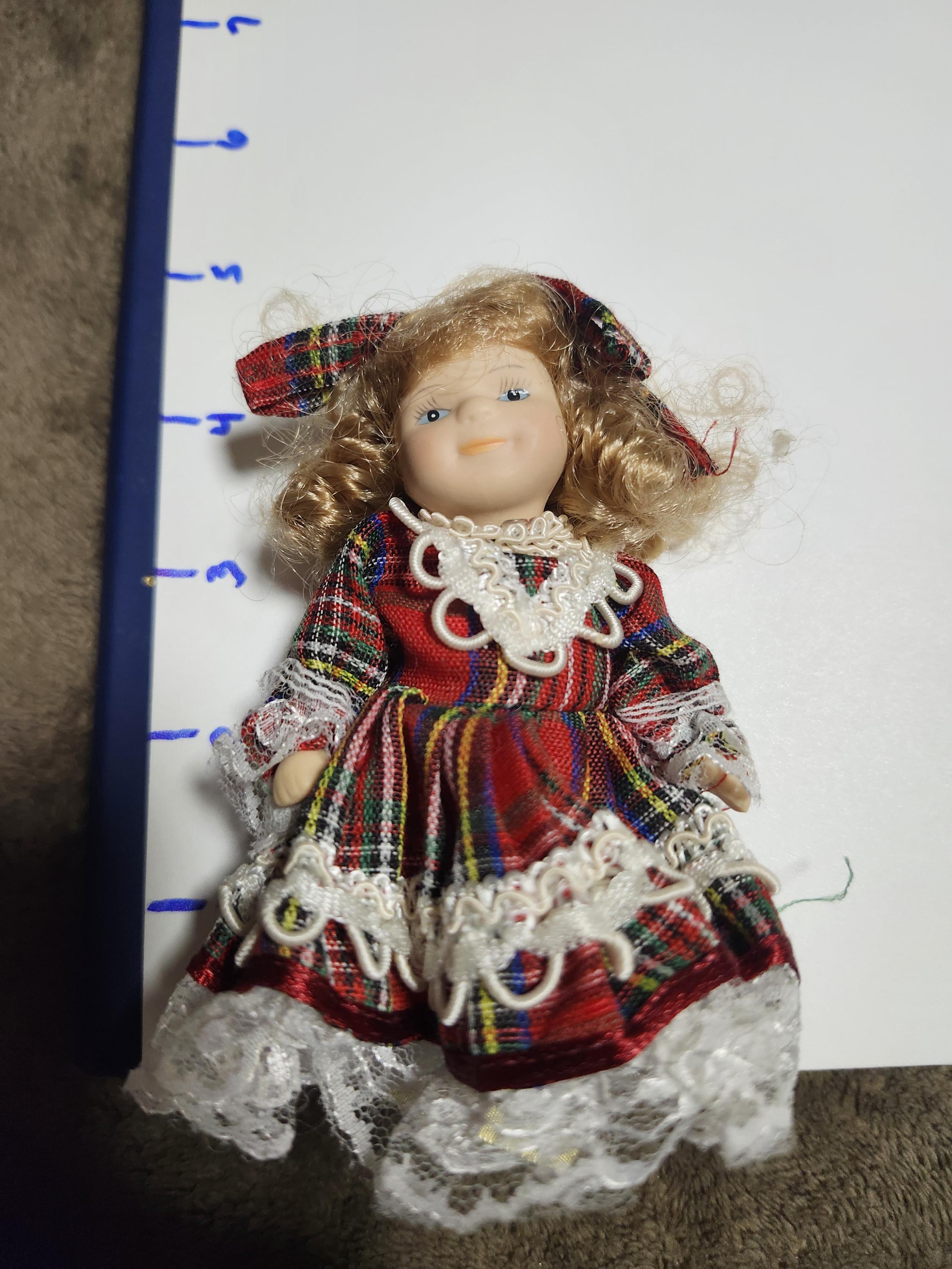 Set of 3 Vintage Small Porcelain Dolls - Etsy