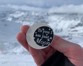 Moon Hard Enamel Pin | Jin BTS