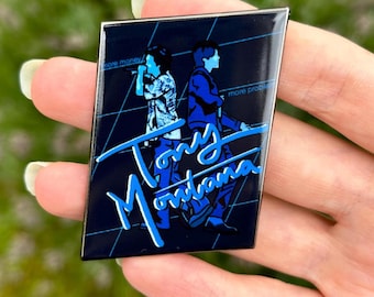 Jimin Tony Montana DDay The Final Collabs Hard Enamel Pins | AgustD BTS