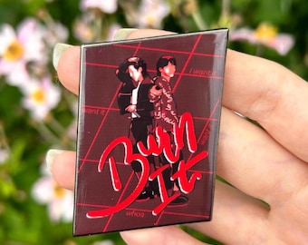 Jungkook Burn It DDay The Final Collabs Hard Enamel Pins | AgustD BTS