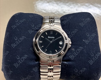 Rare Vintage Bulova Yin-Yang Dual Dial Bracelet Watch (Model 96L28) Bulova Classic 96A228 Men main image 4