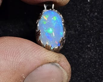 3.05ct Welo Opal set in Sterling Silver