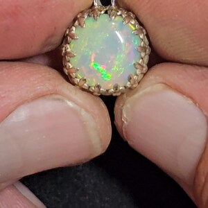 4.40ct Welo Opal in Sterling Silver bezel