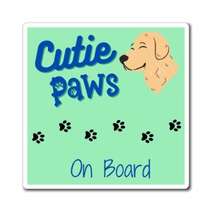 Dog Magnet, Dogs on Board Car Magnet, Cute Car Magnet, Fur Baby On Board, Dog Gifts, Fur Baby Gifts, Dog Lover Gift, Pet Parent Gift