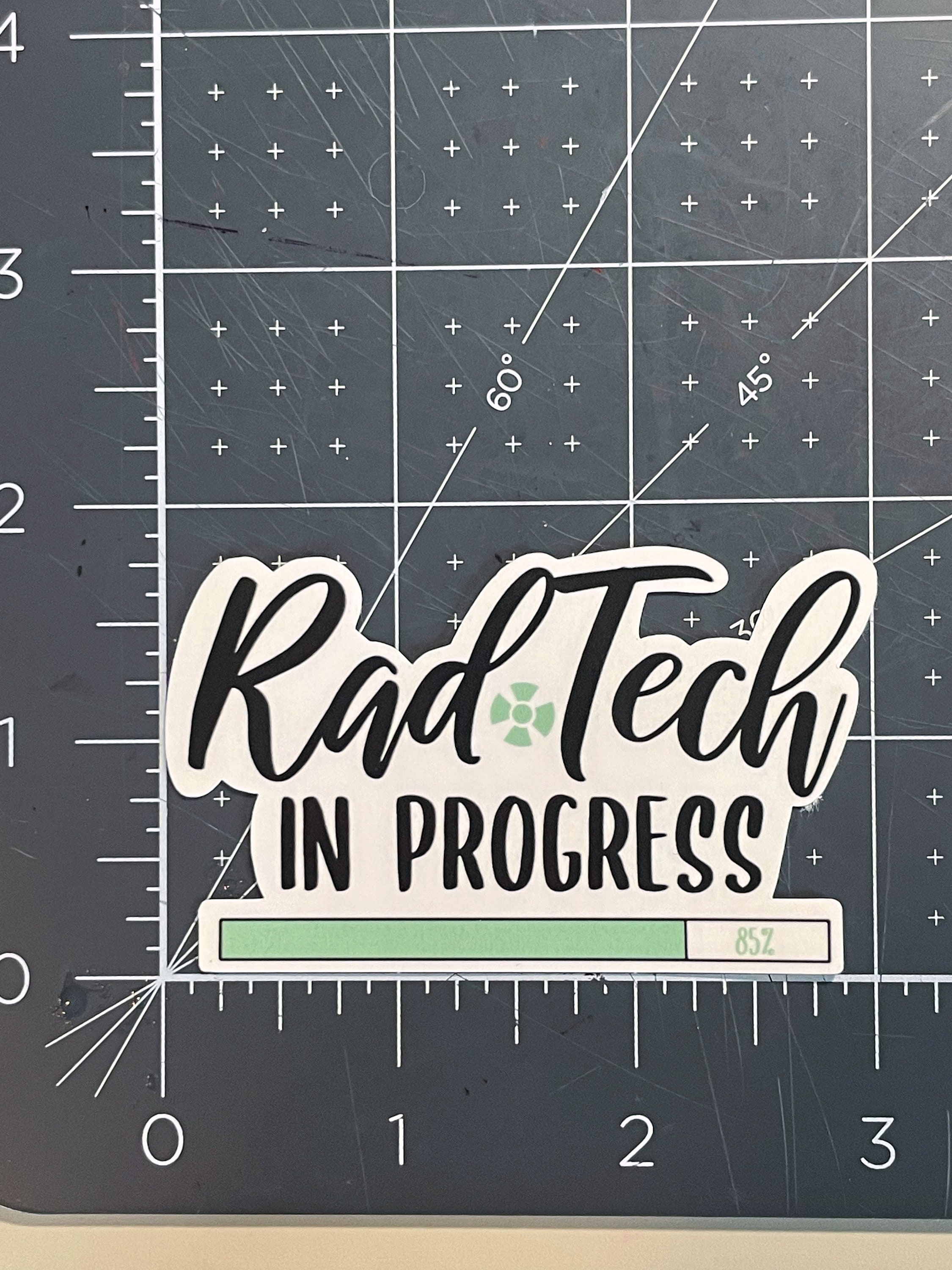 Rad Tech in Progress Vinyl Sticker Weatherproof Custom - Etsy