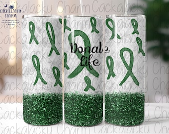 Donate Life 20oz Tumbler Design PNG DOWNLOAD