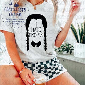 Odio a la gente PNG SUBLIMACIÓN Diseño de camiseta gráfica