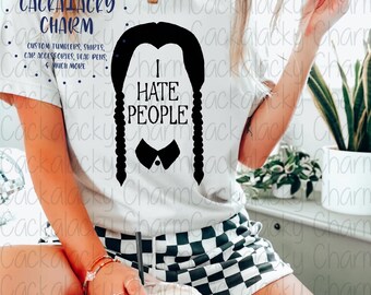 I Hate People PNG SUBLIMATION Graphic T-Shirt Design