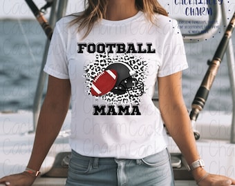 Football Mama PNG Sublimation Design, Graphic PNG Design, Football PNG, Sublimation Football Transfer