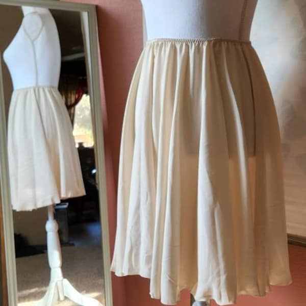 Long Circle Skirt - Flutter Hem