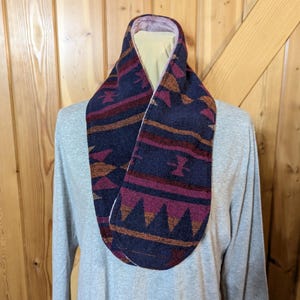 Cachecol de lã estilo western, gola simples estilo western, gola estilo vaqueiro, cachecol de vaqueira, lenço de lã estilo country, lã e fleece estilo western #512