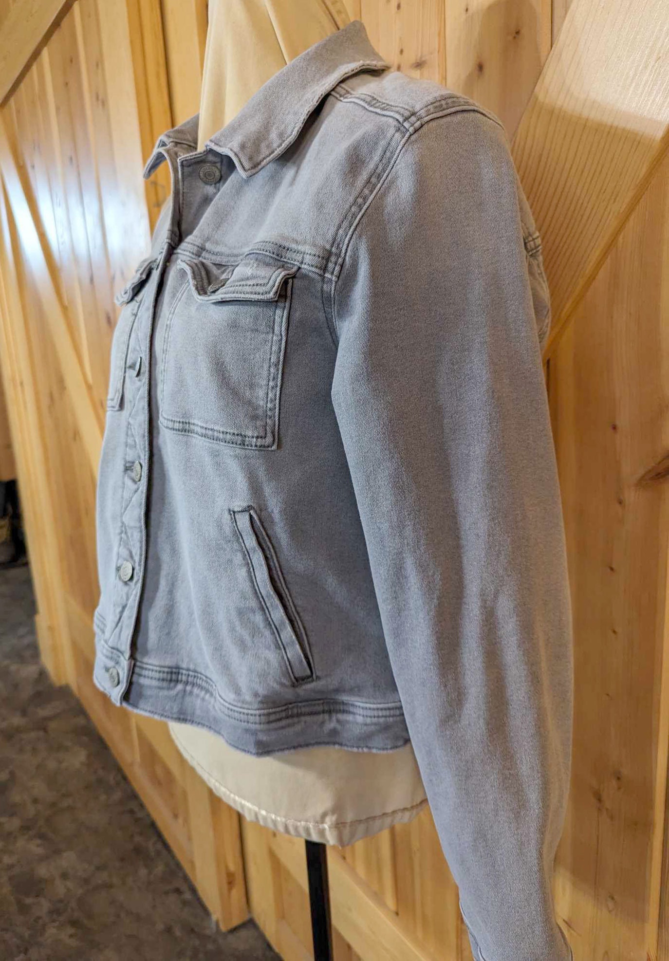 Western Ruffled Denim Jacket