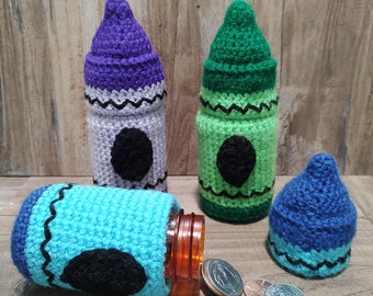 Crochet Pattern Crayon Bottle