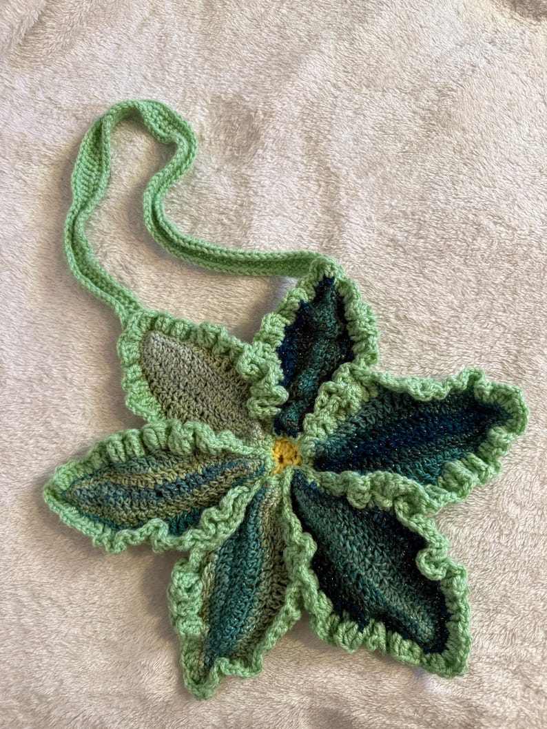 Bolso bandolera de crochet Lily imagen 2