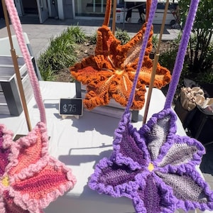 Bolso bandolera de crochet Lily imagen 4