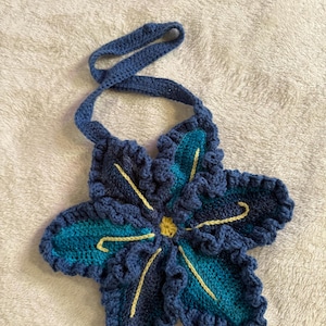Bolso bandolera de crochet Lily imagen 1