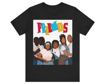 Friends Living Single Jersey Short Sleeve Tee Bella Canvas  3001 Soft T-Shirt
