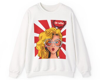 OH WOW Unisex Heavy Blend ™ Rundhals-Sweatshirt